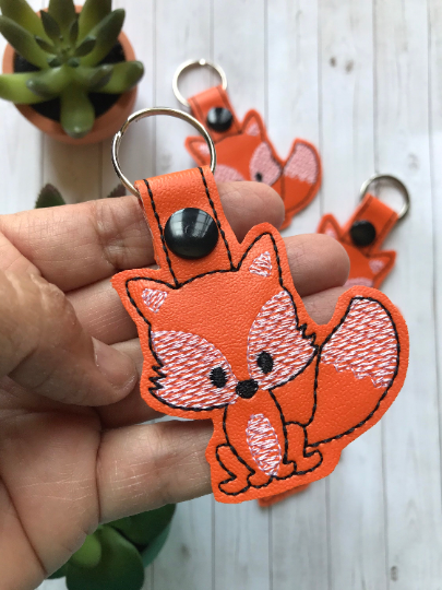 Cute Fox Keyfob